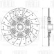 Диск сцепления ведомый для автомобилей DAF CF 75(01-)/ CF 85(06-)/ CF(13-); MAN TGA(00-)/ TGX/TGS(07-) (430мм)