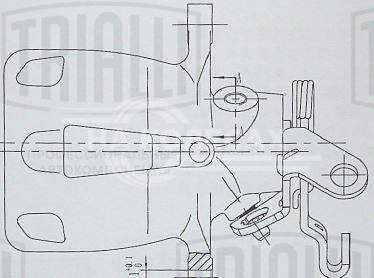 Суппорт тормозной для автомобилей VW Golf VI (08-)/Audi A3 (03-) задний правый d=38мм