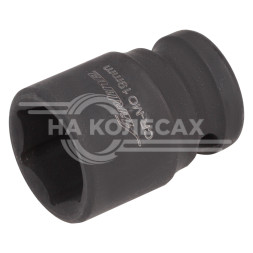 Головка ударная торцевая 1/2&quot; DR шестигранная 19мм L=38 мм