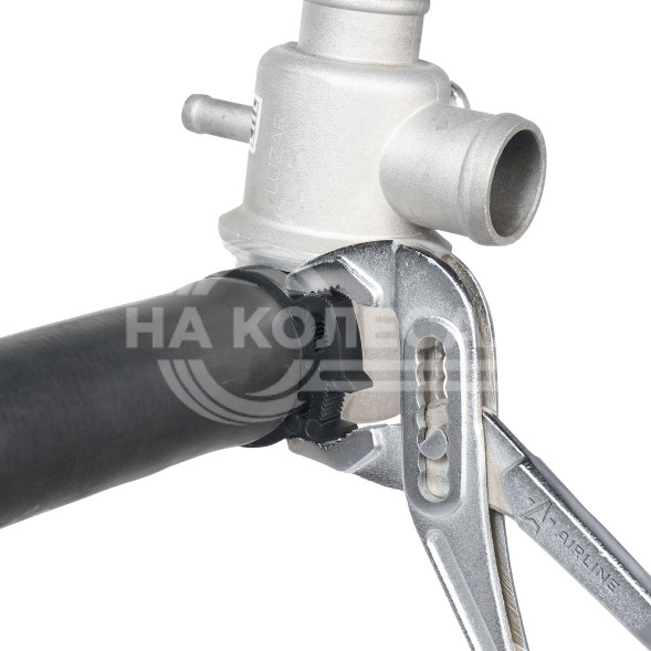 Хомут 49-54/9 мм, силовой зубчатый замок, пластик (ПА66) черный