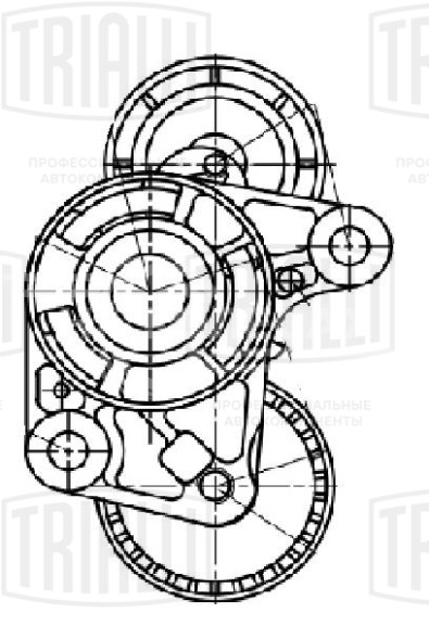 Ролик приводного ремня для автомобилей BMW X5 F15 (13-) 2.0d/3.0d [N47; N57] Dinamic Drive (с натяжным механизмом)