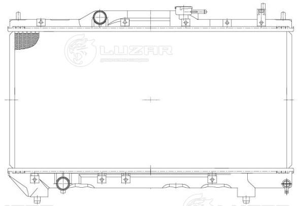 Радиатор охлаждения для автомобилей Avensis (97-)/Corona (97-) 1.6i/1.8i MT