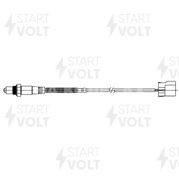 Датчик кислорода для автомобилей KIA Rio (05-)/Hyundai Verna (05-) 1.4i/1.6i после катализатора