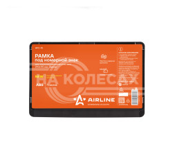 Рамка под номерной знак для япон./амер. авто, 290*170 мм, черная