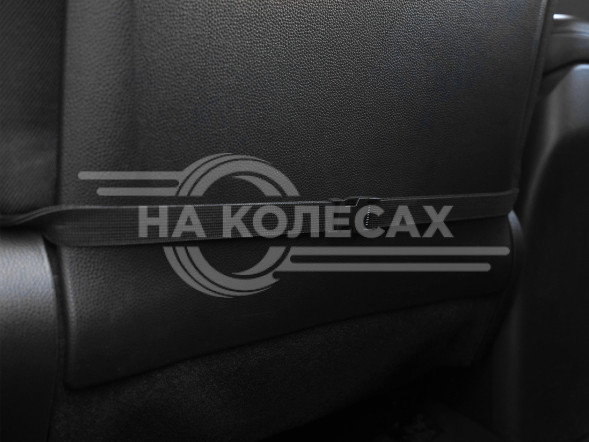 Накидка с подогревом на переднее сиденье 12 В, 35/45Вт, 100*50 см, искусств.мех, серая