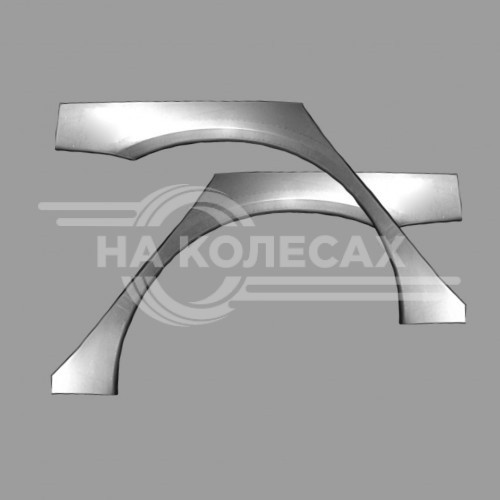 Ремонтные задние арки Toyota Avensis (T220) liftback