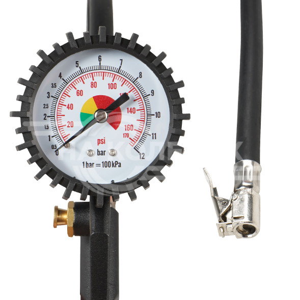 Пистолет для накачки шин ПШ6, 12 АТМ с манометром