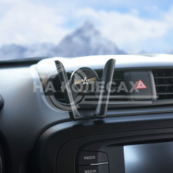 Держатель для телефона автомобильный в дефлектор гравитационный пластик