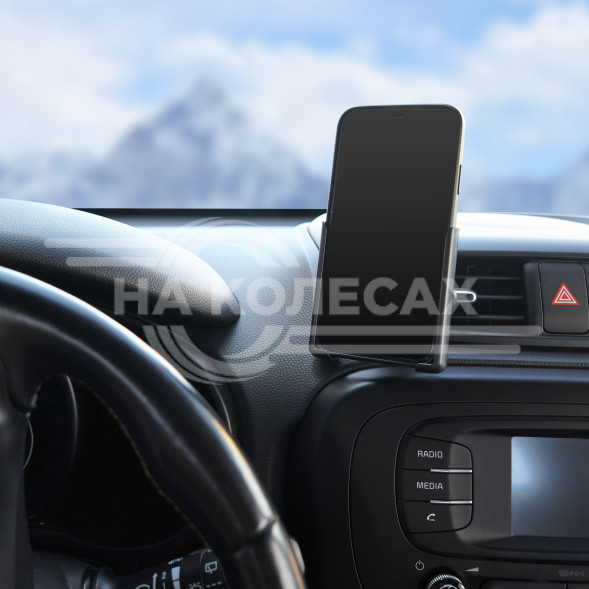 Держатель для телефона автомобильный в дефлектор гравитационный пластик