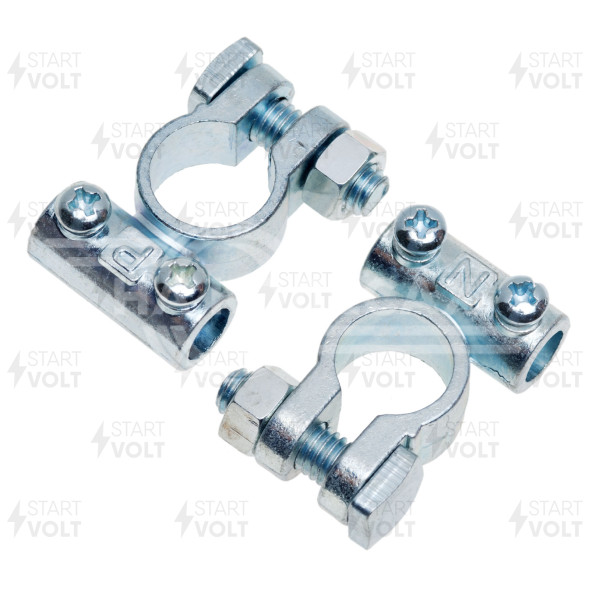 Клеммы АКБ в комплекте цинк 95мм под 2 винта М6