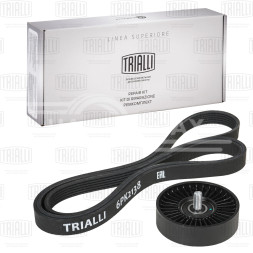 Ремкомплект привода для автомобилей Hyundai Solaris (10-) 1.4i/1.6i (1 ремень 6PK2138+1 ролик)