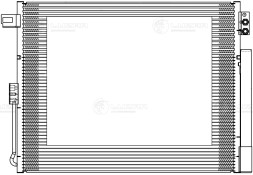 Радиатор кондиционера для автомобилей Grand Cherokee IV (WK2) (10-)