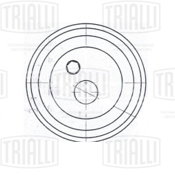 Ролик ГРМ натяжной для автомобилей Kia Carens (99-) 1.8i