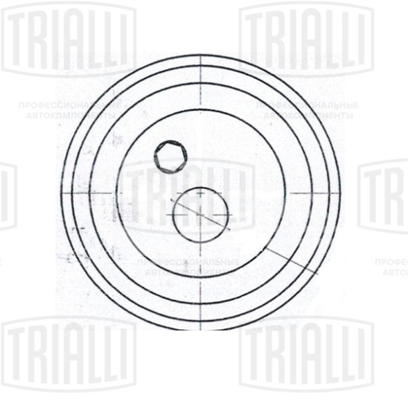 Ролик ГРМ натяжной для автомобилей Kia Carens (99-) 1.8i