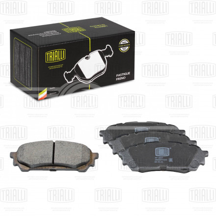 Колодки тормозные дисковые задние для автомобилей Subaru Impreza (GD/GG) (00-) (PF 4097)