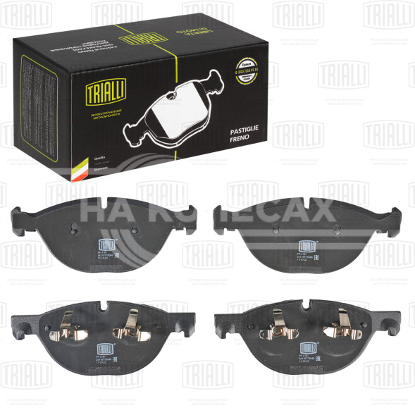 Колодки тормозные дисковые передние для автомобилей BMW X5 (E70) (07-) / X6 (E71/72) (08-) (PF 4181)