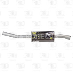 Глушитель для автомобилей ГАЗ 3302 (дв. 405) дополнительный (резонатор) (алюминизированная сталь)