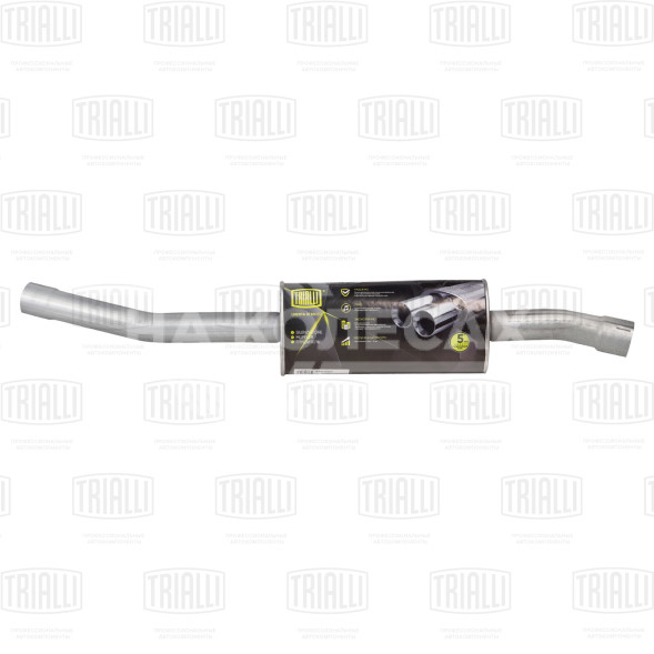 Глушитель для автомобилей ГАЗ 3302 (дв. 405) дополнительный (резонатор) (алюминизированная сталь)