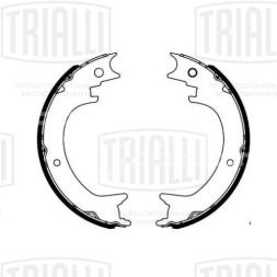 Колодки тормозные для автомобилей Mitsubishi Pajero III (00-) / Pajero IV (06-) барабанные стояночного тормоза 210x40