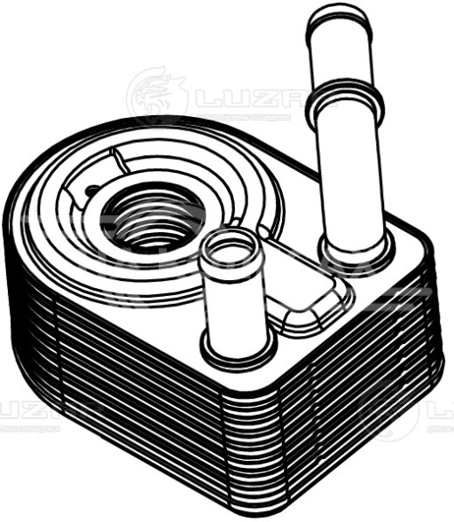 Радиатор масляный для автомобилей Focus III (11-)/C-Max (10-)/Kuga (12-)/Galaxy (06-) 1.4i/1.6i (двигателя)