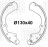 Колодки тормозные для автомобилей Nissan Serena (91-) / Prarie (98-) / Liberty (98-) барабанные
