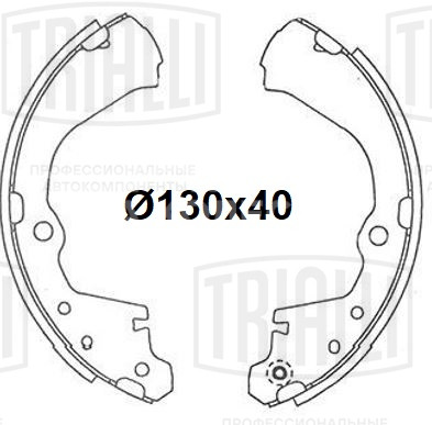 Колодки тормозные для автомобилей Nissan Serena (91-) / Prarie (98-) / Liberty (98-) барабанные