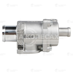 Термостат для автомобилей Лада X-Ray (15-)/Vesta (15-)/Гранта (14-) (алюминиевый корпус; дополнительный штуцер; обрезиненный клапан) (85°С)