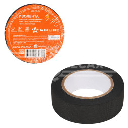 Изолента для жгутирования проводки 19 мм*10 м, термостойкая, на осн.полиэстера