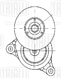 Ролик приводного ремня для автомобилей Subaru Outback (98-)/Tribeca (06-) 3.0i/3.6i с натяжным механизмом