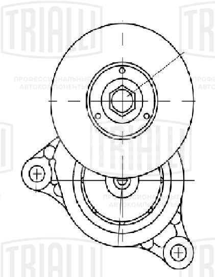 Ролик приводного ремня для автомобилей Subaru Outback (98-)/Tribeca (06-) 3.0i/3.6i с натяжным механизмом
