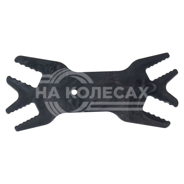 Ключ универсальный для демонтажа хомутов с зубчатым замком, пластик, черный