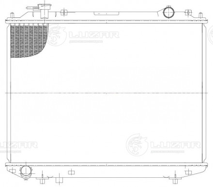 Радиатор охлаждения для автомобилей Mazda BT-50 (06-)/Ranger (98-)/(06-) 2.5D