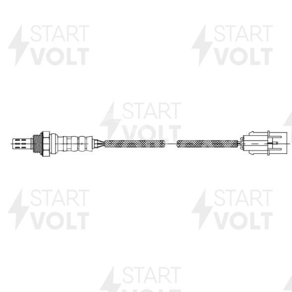 Датчик кислорода для автомобилей Chevrolet Aveo (02-) 1.2i/Spark (09-) 1.0i до катализатора