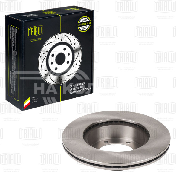 Диск тормозной передний для автомобилей Great Wall Safe (02-) / Toyota 4Runner (84-) / Hilux (88-) d=289