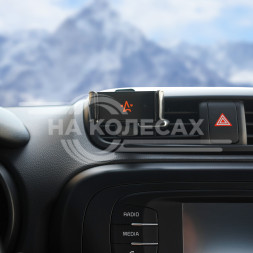 Держатель для телефона автомобильный в дефлектор раздвижной с шарниром