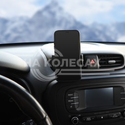 Держатель для телефона автомобильный в дефлектор раздвижной с шарниром