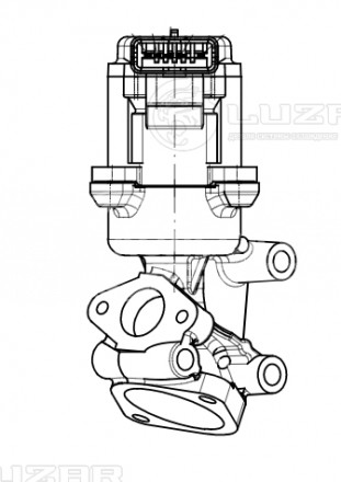 Клапан EGR (рециркуляции отработавших газов) для автомобилей Land Rover Discovery III (04-) 2.7TD (L)