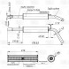 Глушитель для автомобилей Skoda Fabia (01-) / VW Polo IV (01-) 1.4i дополнительный (резонатор) (алюминизированная сталь)