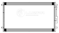 Радиатор кондиционера для автомобилей Caravan (01-)/Voyager (01-)