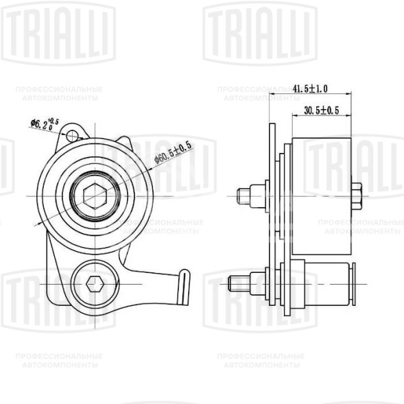 Ролик ГРМ натяжной для автомобилей Toyota Land Cruiser 80 (89-) 4.2d