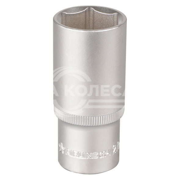 Головка торцевая 1/2&quot; DR шестигранная 27мм глубокая пласт. подвес