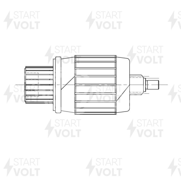 Ротор стартера для автомобилей Hyundai Santa Fe II (09-)/Kia Sorento II (09-) 2.0CRDi/2.2CRDi