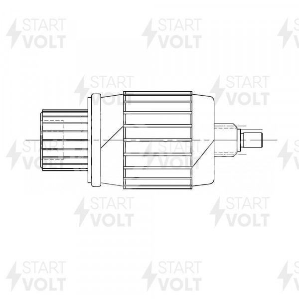 Ротор стартера для автомобилей Hyundai Santa Fe II (09-)/Kia Sorento II (09-) 2.0CRDi/2.2CRDi
