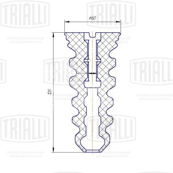 Буфер (отбойник) хода сжатия заднего амортизатора для автомобиля Лада 2190/2191 Лада Granta/2192/2194 Лада Kalina 2