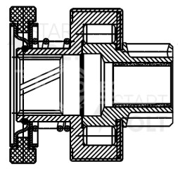 Привод стартера (бендикс) для автомобилей Fiat Ducato (06-) 2.3JTD