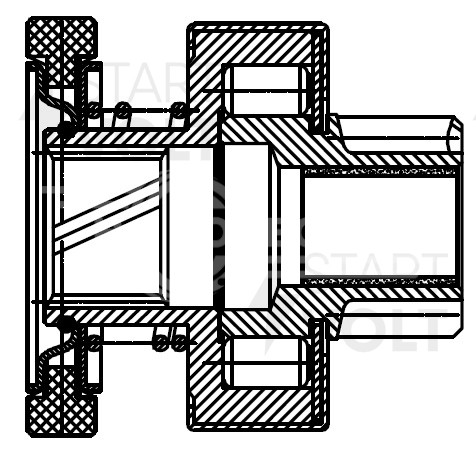 Привод стартера (бендикс) для автомобилей Fiat Ducato (06-) 2.3JTD