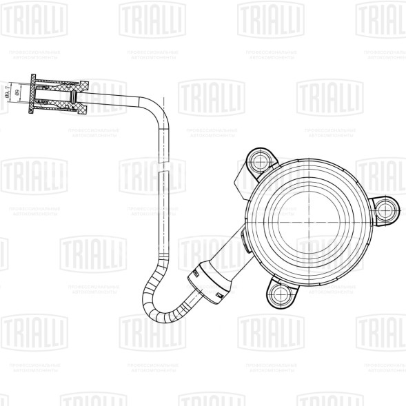 Муфта выключения сцепления для автомобилей Chevrolet Cobalt (13-) 1.5i