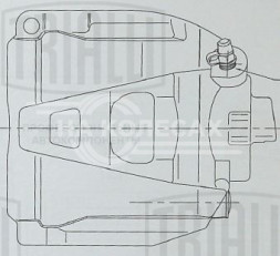 Суппорт тормозной для автомобилей Audi Q3 (11-)/VW Tiguan (08-) передний правый d=57мм