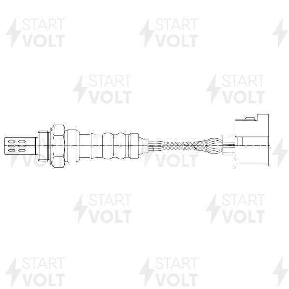 Датчик кислорода для автомобилей Mercedes-Benz GLE Coupe С292 (14-) 3.0i после катализатора справа