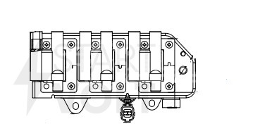 Катушка зажигания для автомобилей Hyundai Sonata (98-)/Kia Magentis (00-) 2.5i/2.7i